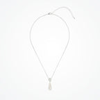 Teardrop Pearl Bridal Necklace