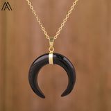 Moon Pendant Necklace