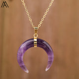 Moon Pendant Necklace