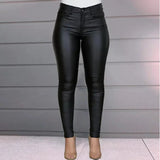 Slim Pencil Pants Black