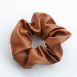 Faux Leather Scrunchy