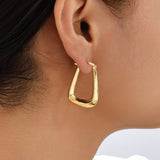 Geometric Hoop Earrings