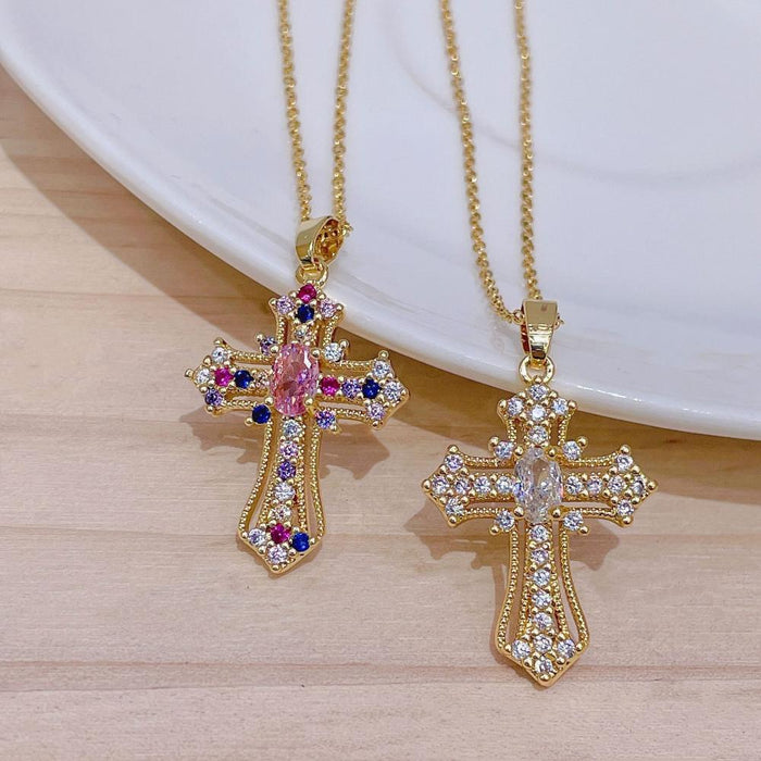 Diamond Cross Necklace