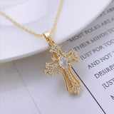 Diamond Cross Necklace