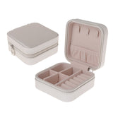 Travel Size Jewelry Box White