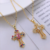 Diamond Cross Necklace