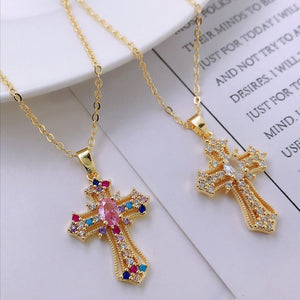 Diamond Cross Necklace