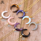 Moon Pendant Necklace