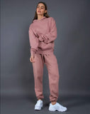 Casual Hoodie and Sweatpants Set