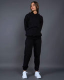 Casual Hoodie and Sweatpants Set