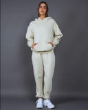 Casual Hoodie and Sweatpants Set