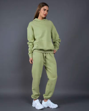 Casual Hoodie and Sweatpants Set