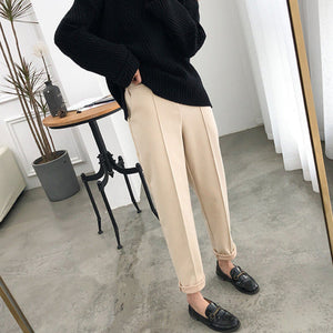 Wool Suit Trouser Pants Cream