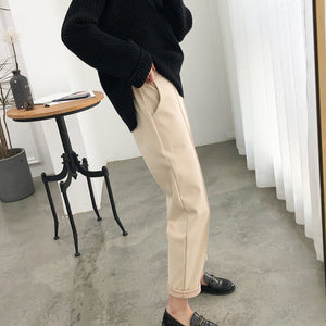 Wool Suit Trouser Pants Cream