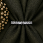 Full Eternity Moissanite Band