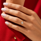 2 Carat Round Cut Moissanite Solitaire Ring