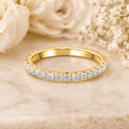Full Eternity Moissanite Band