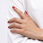 T-Shaped Eternity Moissanite Band