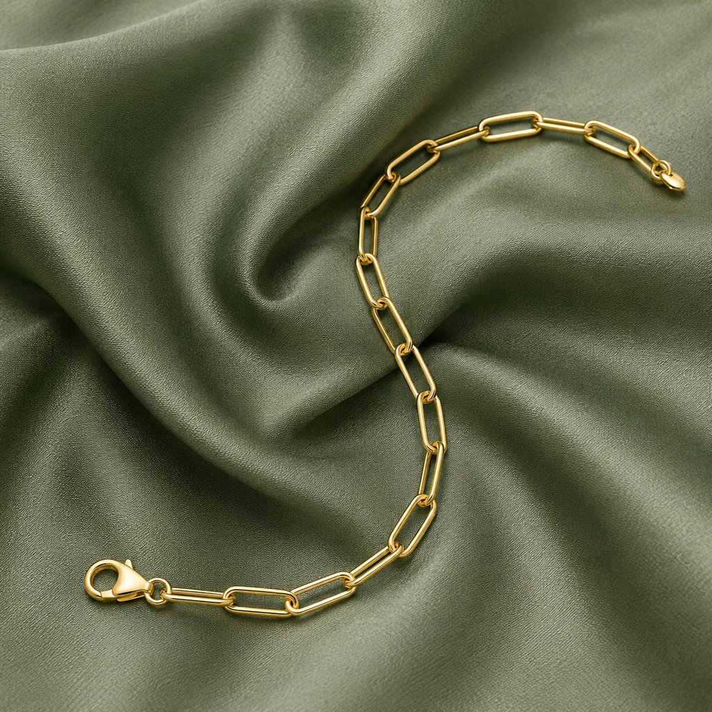 Women's Paperclip Bridal Bracelet