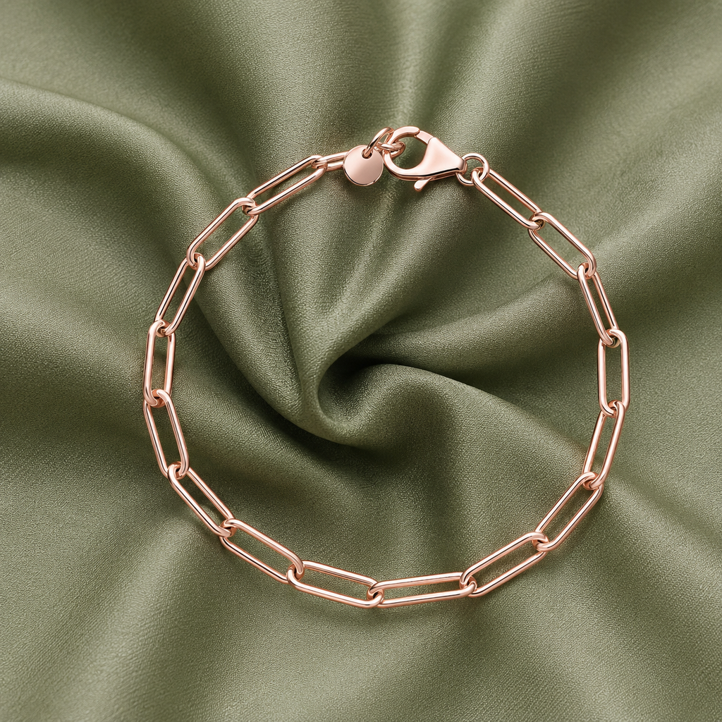 Women's Paperclip Bridal Bracelet