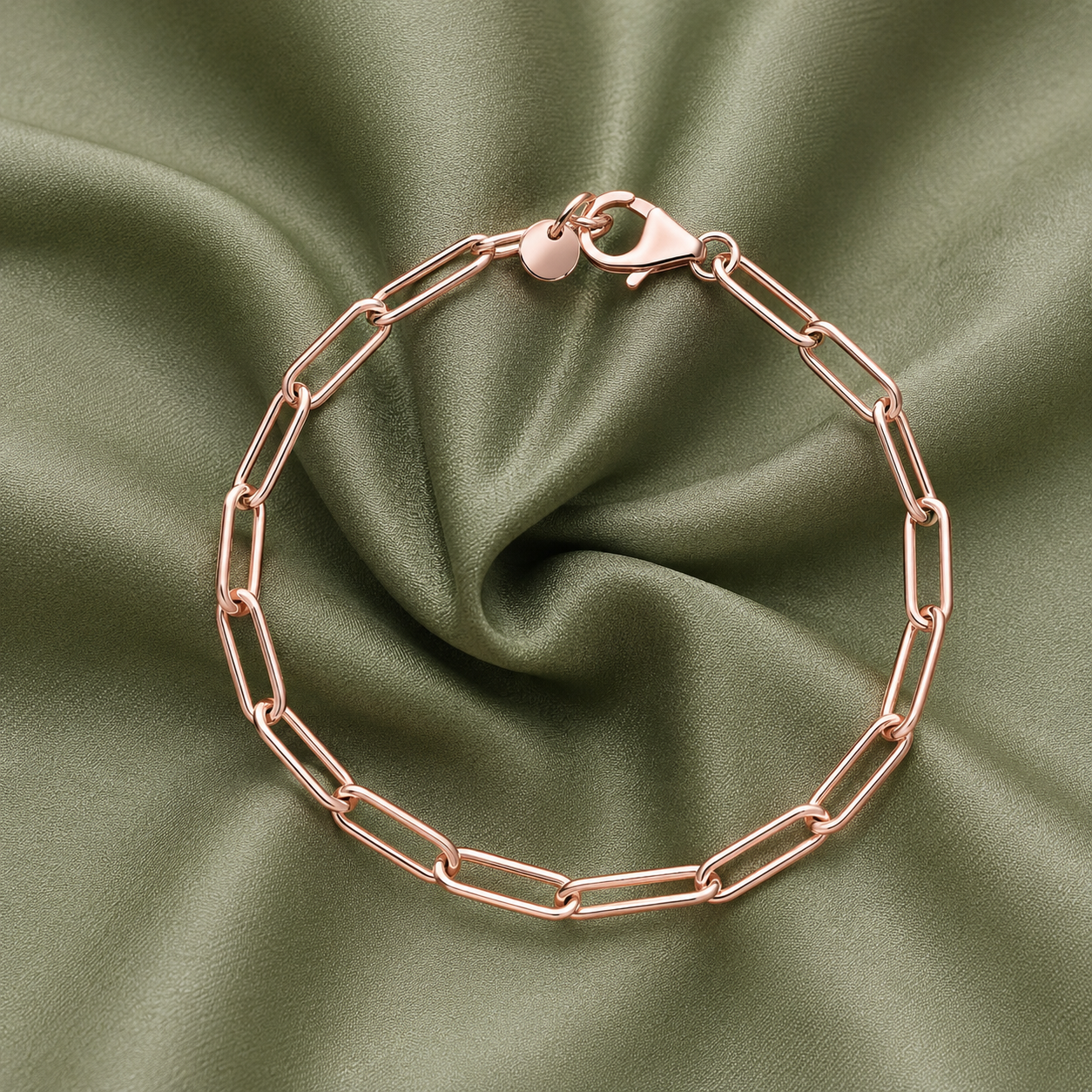 Women's Paperclip Bridal Bracelet