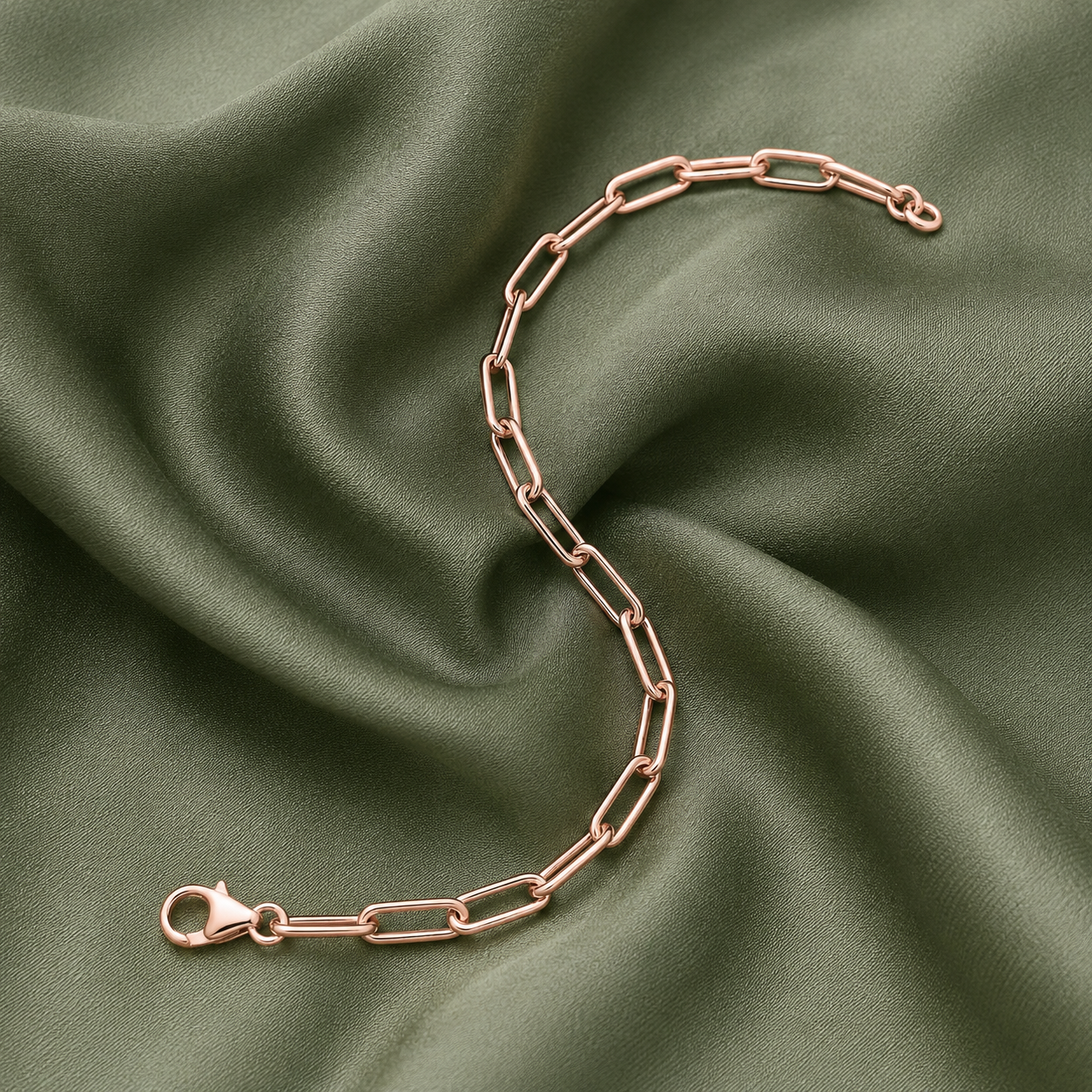 Women's Paperclip Bridal Bracelet
