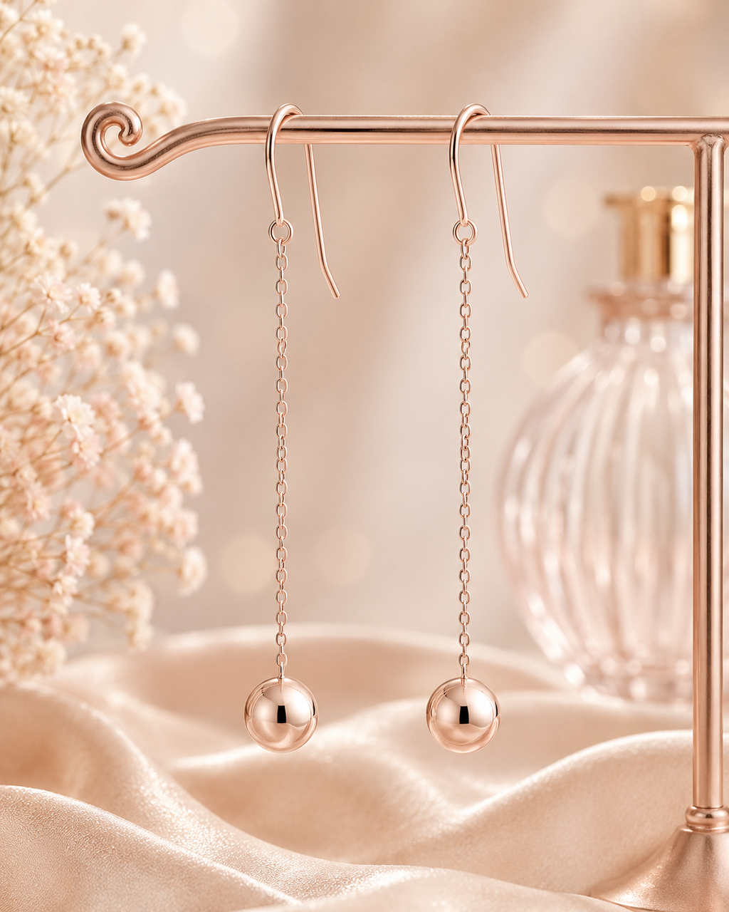 Ball Dangle Bridal Earrings