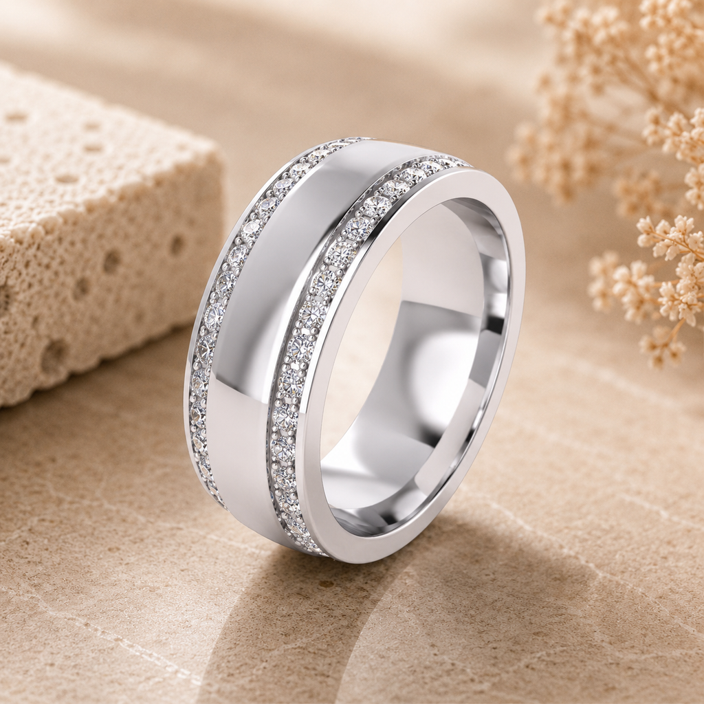 Double Row Wedding Band