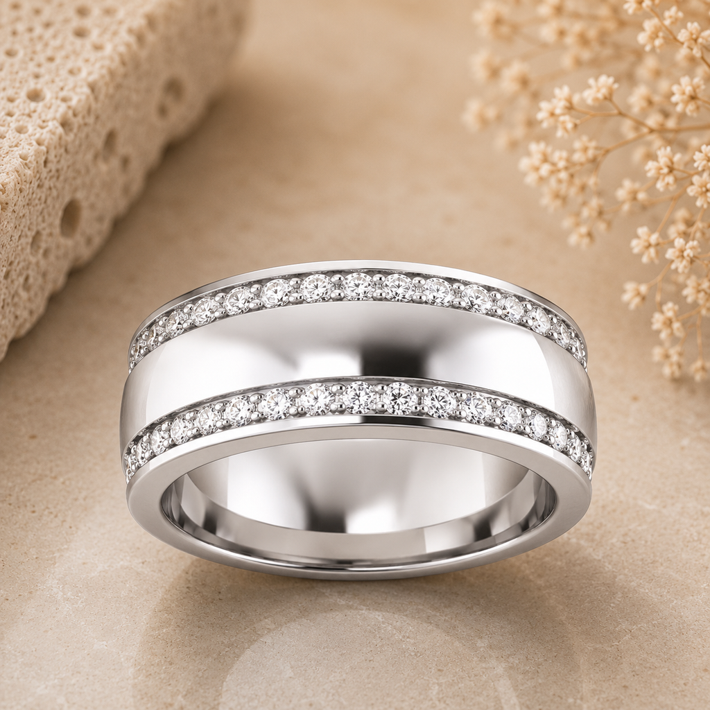 Double Row Wedding Band