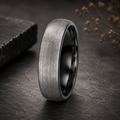 Men's Matte Tungsten Wedding Ring