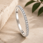 Full Eternity Moissanite Band