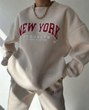 New York Sweatshirt and Sweatpants Set