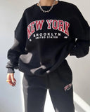 New York Sweatshirt and Sweatpants Set