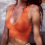 Sporty Workout Top Orange