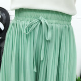 Chiffon High Waist Shorts Mint