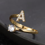 Adjustable Initial Letter Ring