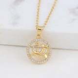 Astrology Sign Necklace Aquarius