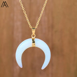 Moon Pendant Necklace