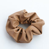 Faux Leather Scrunchy