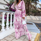 Boho Vibe Maxi Dress Purple